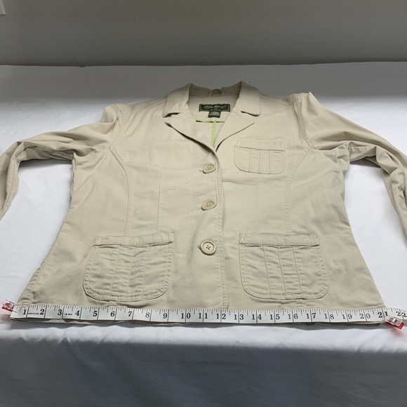 Eddie Bauer Lightweight Jacket Large Beige - Picture 8 of 13